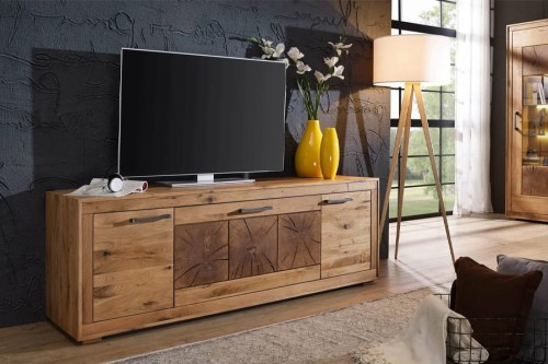 Komoda RTV III WZ-0315-0511 - dziki dąb olejowany