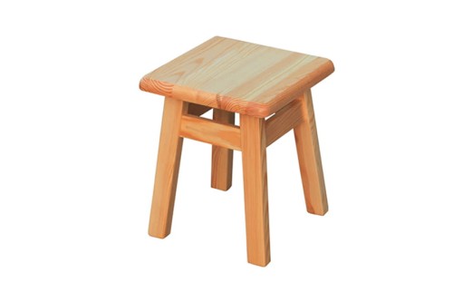 Taboret mały prosty MP165 drewno sosna - W.G.M PANKAU