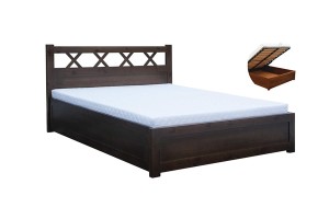 Łóżko z pojemnikiem NEWADA X - 155 drewno sosnowe - W.G.M PANKAU