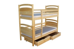 Łóżko piętrowe bez materacy CELESTYN II 90x200 - 706 drewno sosnowe - W.G.M PANKAU