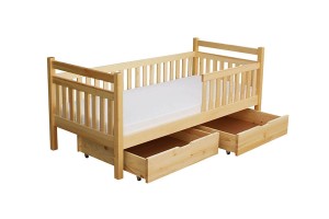 Łóżko z materacem WERONA 90x200 - 714 drewno sosnowe - W.G.M PANKAU