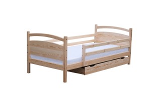 Łóżko z materacem CELESTYN I 90x200 - 727 drewno sosnowe - W.G.M PANKAU 