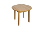 Stół okrągły nogi proste ⌀90 - 36 drewno sosnowe - W.G.M PANKAU