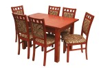 Zestaw stołowy bukowy S-4 - stół 90x140-220 + 6 krzeseł K-15 - W.G.M PANKAU