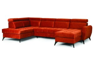 Narożnik DANTE UP ( z funkcją spania i pojemnikiem ) - WERXAL 