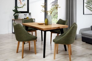 Stół rozkładany NOOK 2 90x160x260 cm ( buk - dąb ) - BOMAR MEBLE