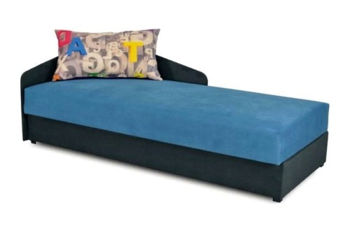 TAPCZAN JOY 1R 80x190 - JEDNOOSOBOWY Z POJEMNIKIEM NA POŚCIEL