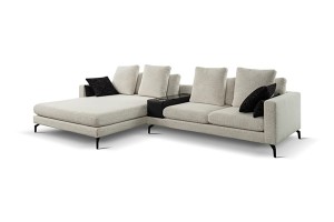 Narożnik modułowy VENICEI Otomana 2,5L-Moduł stolik+barek-2P - GKI DESIGN