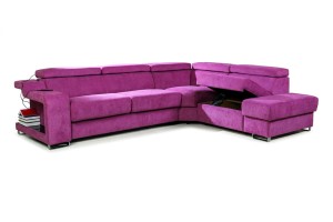 Narożnik ANDRIA  BdL-2,5R-N-WP-BdP tkanina GrT1 - Vasco 11