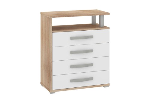 ANGEL - Komoda 4S_sonoma jasna_biały połysk.png