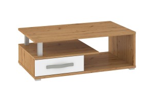 Ława ANGEL - dąb artisan-biały