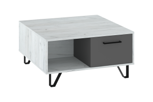 Ława BOSS 2D - craft biały-grafit