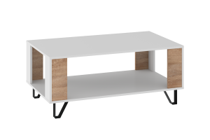 Ława BOSS - biały-sonoma jasna