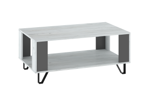 Ława BOSS - craft biały-grafit