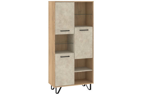 BOSS - Regał 3D_dąb cremona_granada migdał.png