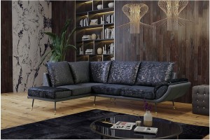 Narożnik PALERMO moduł (60) zakończony pufą-el.narożny-2,5NP - GKI DESIGN