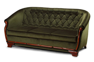 Sofa stylowa LUDWIK 3 ( nierozkładana ) - ORFEUSZ BOBO